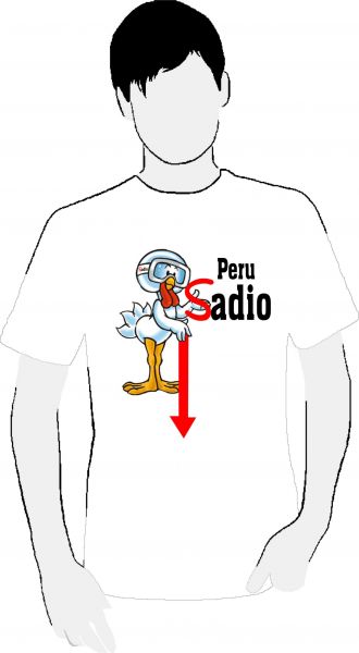 CAMISA MASCULINA PERU SADIO